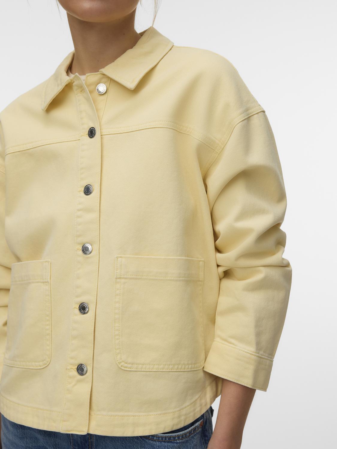 VMJAMIE Denim Jacket - Mellow Yellow - VERO MODA & VILA Bergvik